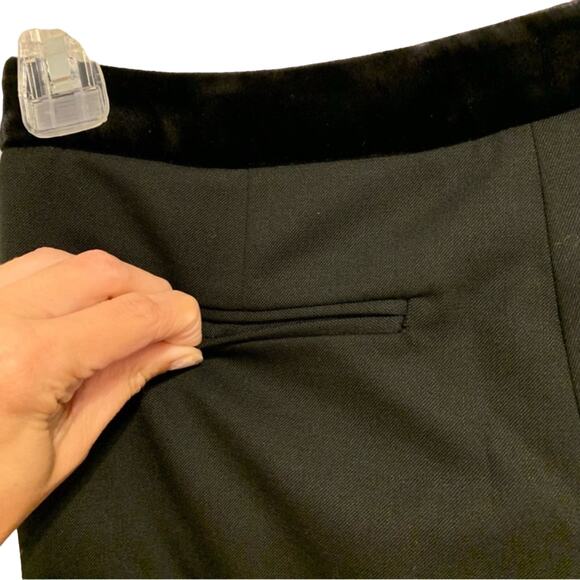 Sandro Black High Waist Straight Leg Pants size small - Picture 7 of 13